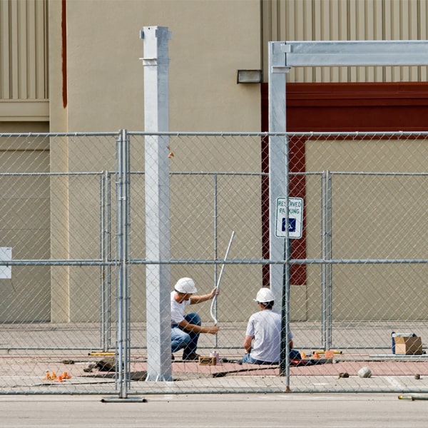 how long can i lease the temporary fence for my work site or event in Little Switzerland